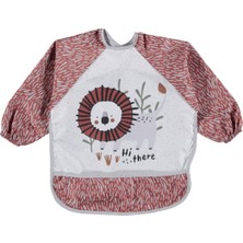 Bebechi Bambino Kids Uzun Kollu Mama ve Aktivite Önlüğü Sevimli Aslan (6-24 Ay)