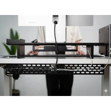 Clue Design | Premium Metal Kablo Organizer - Masaüstü Kablo Düzenleyici