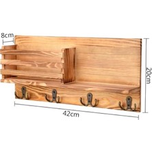 Normadia Şık Ahşap Dekoratif Anahtarlık Organizeri, Pratik ve Estetik Tasarım