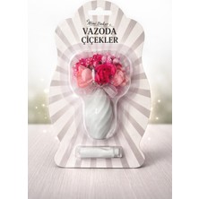 Mini Buket Vazoda Çiçek Araba Kokusu