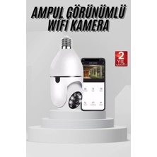 Tp Wifi Güvenlik Kamerası 360 Derece Dönebilen Harekete Duyarlı Gece Görüşlü Ampul - Lisinya