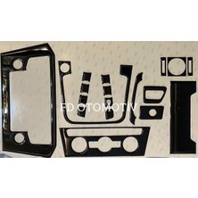 Özgürce Volkswagen Passat B8 Iç Konsol ve Torpido Kaplama Seti Piano Black