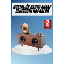 Tp Buğz Gramafon Radyo Bluetooth Hoparlör Nostaljik Radyo Fm Radyo