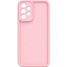 Fenza Samsung Galaxy A53 5G Uyumlu Kamera Çıkıntılı Mat Silikon Telefon Kılıfı