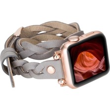 Tp Buğz Apple Watch Uyumlu Deri Kordon Peggy 38-40-41MM Dtrtrst9