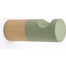 Normadia Adaçayı Yeşili Ahşap Duvar Askısı, Şık ve Doğal Dekorasyon Parçası