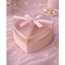 TeknoBeyza Sevgililer Gününe Özel Lüks Iki Bölmeli Kalpli Hediye Kutusu