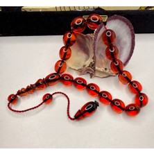 İskenderun Tesbih Iskenderun Tespih Mükemmel Renk Koleksiyonluk Maskot Efe Ateş Kehribar Tesbih