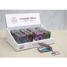 Tp Buğz Taşlı El Aynası Anahtarlık Model 3