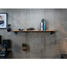 Clue Design Modern Duvar Rafı Sistemi | Ahşap Kitaplık ve Obje Rafı Natural