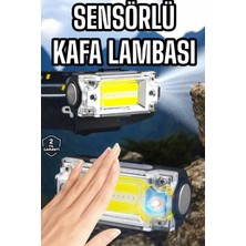 Tp Şarjlı Kafa Feneri Suya Dayanıklı Ayarlanabilir Kamp Feneri - Lisinya