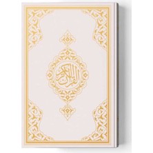 Tp 2 Renkli Orta Boy Kur'an-I Kerim (Miklepsiz) Beyaz