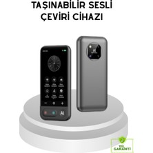 Tp Taşınabilir Akıllı Tercüme Cihazı – Gerçek Zamanlı Ses ve Metin Çevirisi - Lisinya