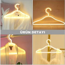 Normadia Renkli Neon Işıklı Elbise Askısı, Gece Parti ve Dekorasyon Için