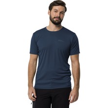 Jack Wolfskin Tech Erkek Kahverengi Tişört