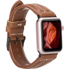 Tp Buğz Apple Watch Uyumlu Deri Kordon 42-44-45MM Nm3-As2 Taba