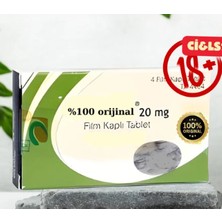 Orginal CİALİS_20MG_4 Tablet_orjinal_güçlendirici_etkili Güç1 Performans2 Gizli Gönderim