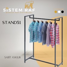 Normadia Dayanıklı Orta Boy Sabit Askılık, Pratik ve Şık Depolama Çözümü