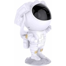 Tp Buğz Astronot Şeklinde Bluetooth Hoparlör Gökyüzü Kumandalı Aydınlatma Lamba