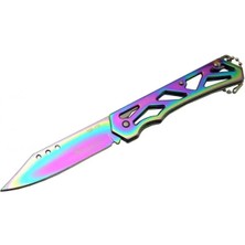 Tp Buğz Eco Lounge Alaska SDR-13X Gökkuşağı Çakı 17 cm Manuel, Kemerlikli