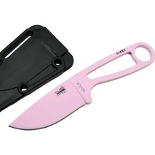 Tp Buğz Eco Lounge Izula Esee 51455PNK Pembe Kamp Bıçağı 16 cm - Komple Metal, Plastik Kılıflı