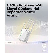 Tp Buğz Yüksek Hızlı Parazit Önleyici Wifi Repeater Router