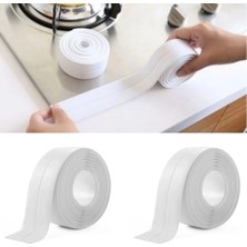 Tp Buğz 2 Li Su Sızdırmaz Banyo Mutfak Lavabo Küvet Izolasyon Şerit Bant Pratik Ürün