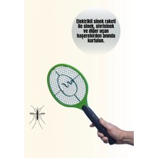 Tp Buğz Elektrikli Sinek Raketi | Yüksek Voltajlı, Güvenli ve Taşınabilir