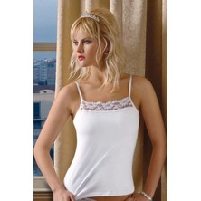 Giyim  Likralı Dantelli Ip Askılı Atlet 2120