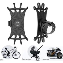 Tp Buğz Silikon Esnek Bisiklet Telefon Tutucu