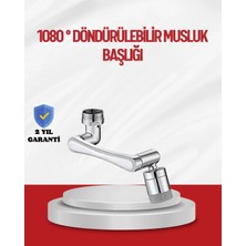 Tp Buğz 1080° Çok Yönlü Musluk Aparatı Püskürtme ve Köpük Akışlı