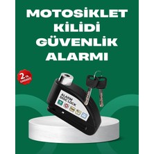 Tp Buğz Motosiklet Scooter Bisiklet Tekerlek Disk Kilidi Alarmlı Güvenlik
