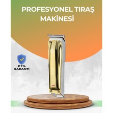 Tp Buğz Berber Tipi Saç Sakal Kesme Makinesi USB Şarjlı Sessiz Motorlu