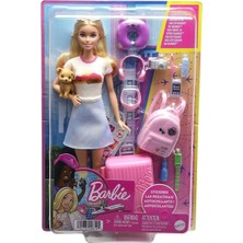 Tp Buğz HJY18 Barbie Seyahatte Bebeği ve Aksesuarları
