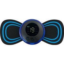 Tp Buğz Kelebek Masaj Aleti Bel Sırt Bacak Kol Titreşimli Masaj Pedi Şarjlı 8 Modlu Vücut Tens Cihazı