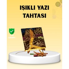 Tp Buğz LED Işıklı Akrilik Yazı Tahtası Renkli Kalem Setiyle