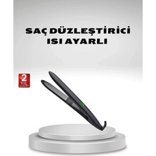 Tp Buğz Isı Ayarlı Saç Düzleştirici Titanyum Seramik Plaka, Dijital Ekran