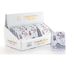 Tp Buğz Taşlı Istanbul Tasarımı El Aynası Ince Model 8