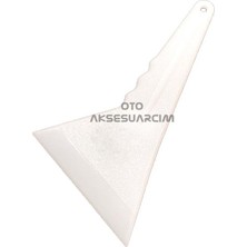 Calperia Kısa Saplı Eğik Ince Ragle Cam Filmi Çekme Aparatı Beyaz 23X13CM