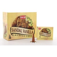 Tp Buğz Sandal Vanilla Aromalı Konik Tütsü