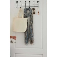 Normadia Çift Krom Kapı Arkası Askısı, 6 Kollu, Amerikan Model, Pratik ve Şık