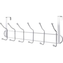 Normadia Dayanıklı Kapı Arkası Metal Askılık, 12 Kanca ile Pratik Depolama