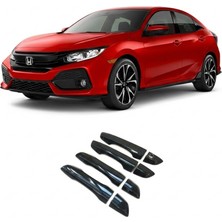Calperia Honda Civic Fc5 2016 - 2021 Uyumlu Kapı Kolu Piyano Black