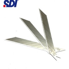 Calperia Sdı 1361 Çelik Maket Bıçağı Falçata Ucu Yedeği 9mm 30 Derece Küçük 10'lu