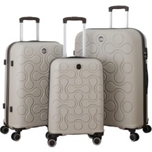 MÇS Üçlü Polipropilen Valiz Seti V376