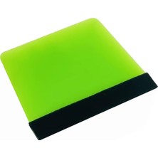 Calperia Kare Oval Ragle Ppf/tph Cam Filmi Çekme Uygulama Aparatı Teflonlu 10X7CM Yeşil