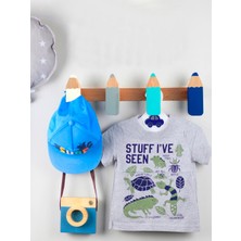 Normadia Ahşap Kalem Şekilli Çocuk Odası Askısı, Modern ve Dekoratif Duvar Askısı