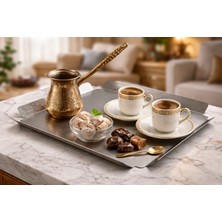 Farmtokid Paslanmaz Çelik Sunum Tepsisi  29X44 cm - 304 Kalite