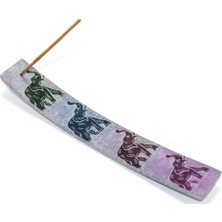 Tp Buğz Obsidian Taşı Fil Tasarımlı Kayık Tütsülük