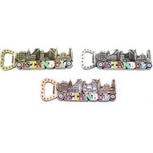 Tp Buğz Istanbul Temalı Metal Magnet ve Açacak Model 3